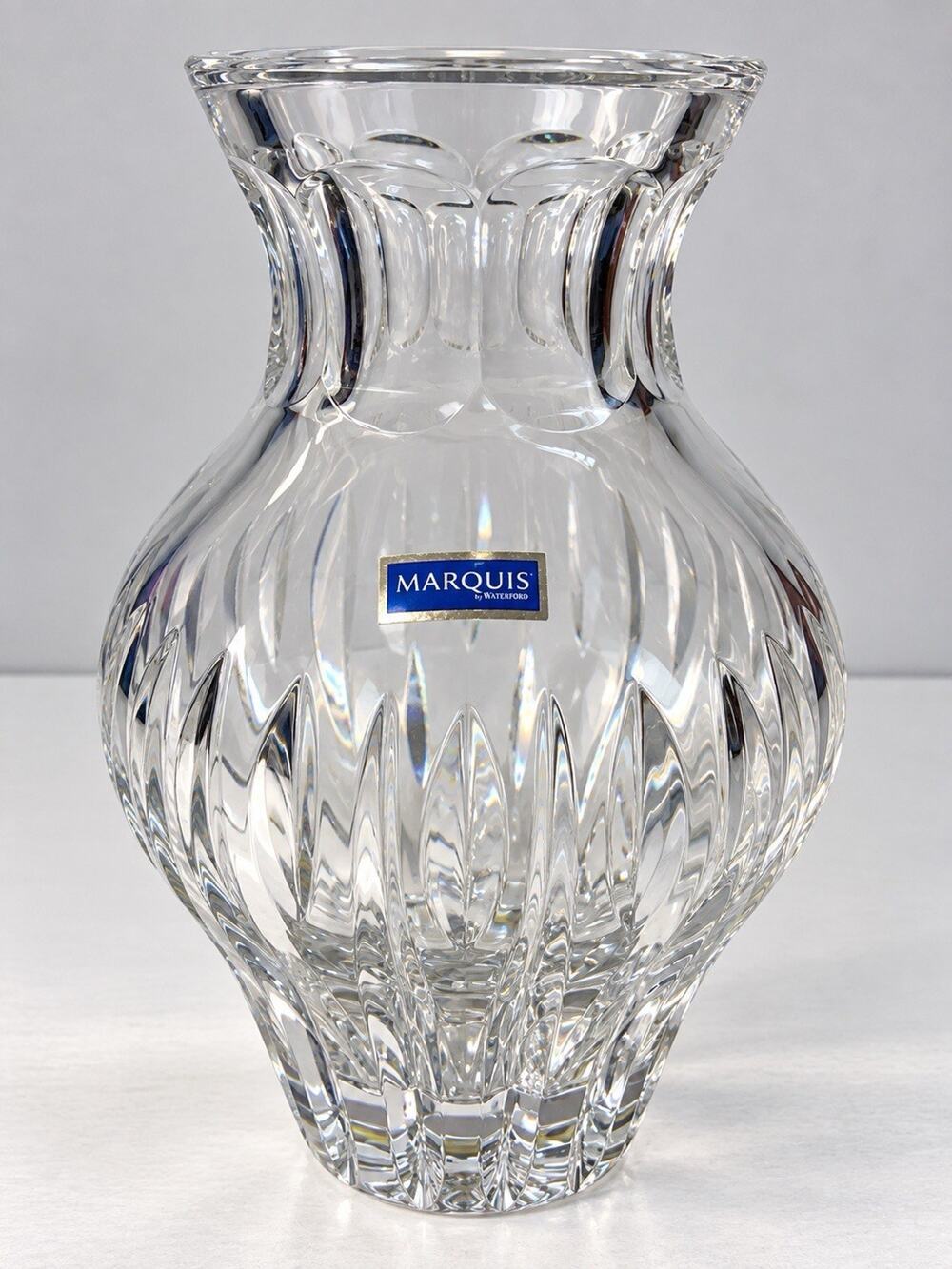 NEW Marquis Waterford Sheridan 8” Lead Crystal Vase 100547 Original Box
